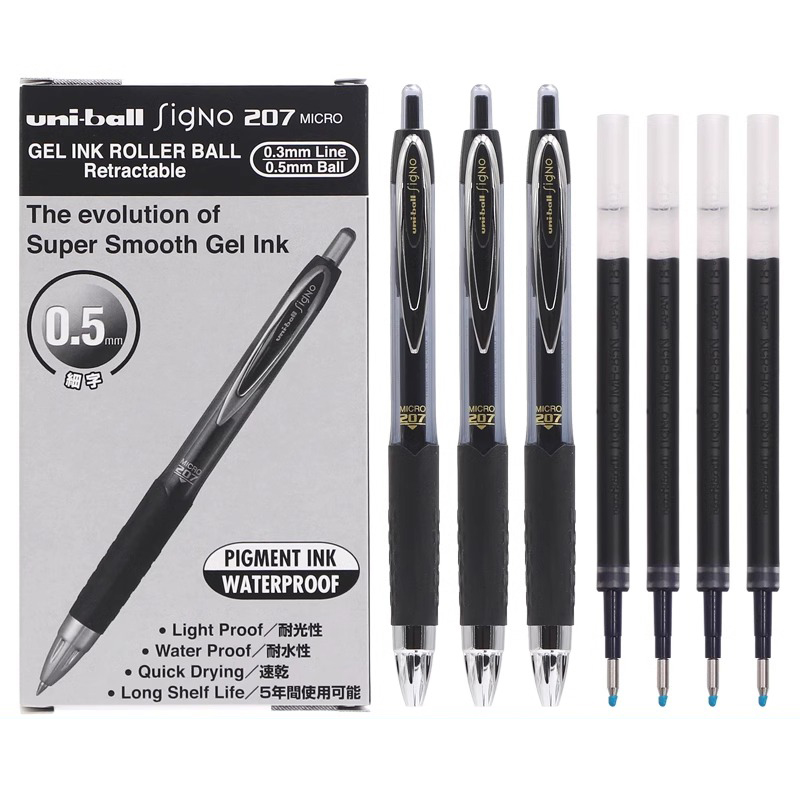Pentel Pen Energel - Uni-ball 61256 Signo Gel 207 stylo