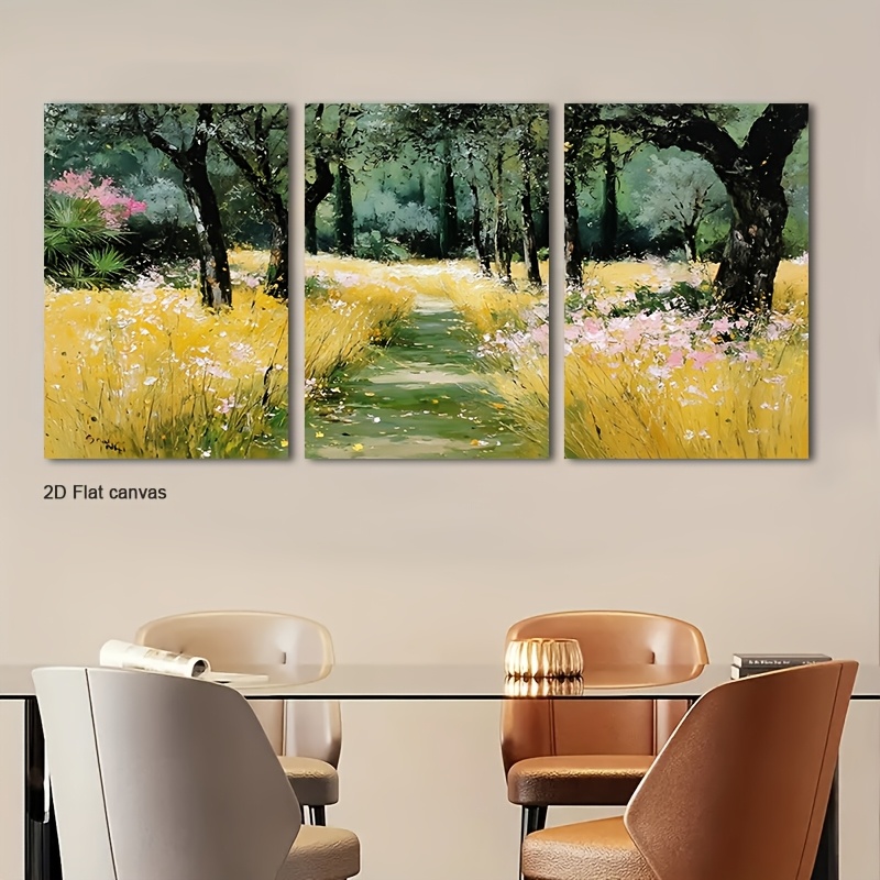 Toile sans cadre 3 pièces, art - Canvas Wrap Ready avis et prix