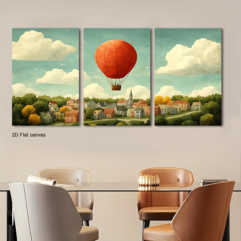 Toile sans cadre 3 pièces, art - Canvas Wrap Ready avis et prix