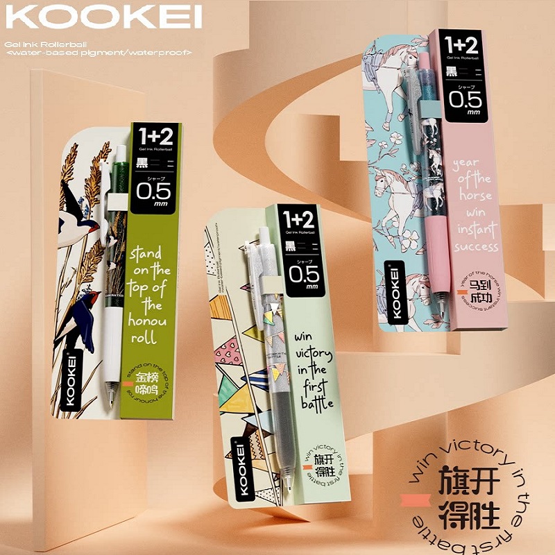 Ensemble de stylos gel KOOKEI  - Pentel Pen Energel avis et prix