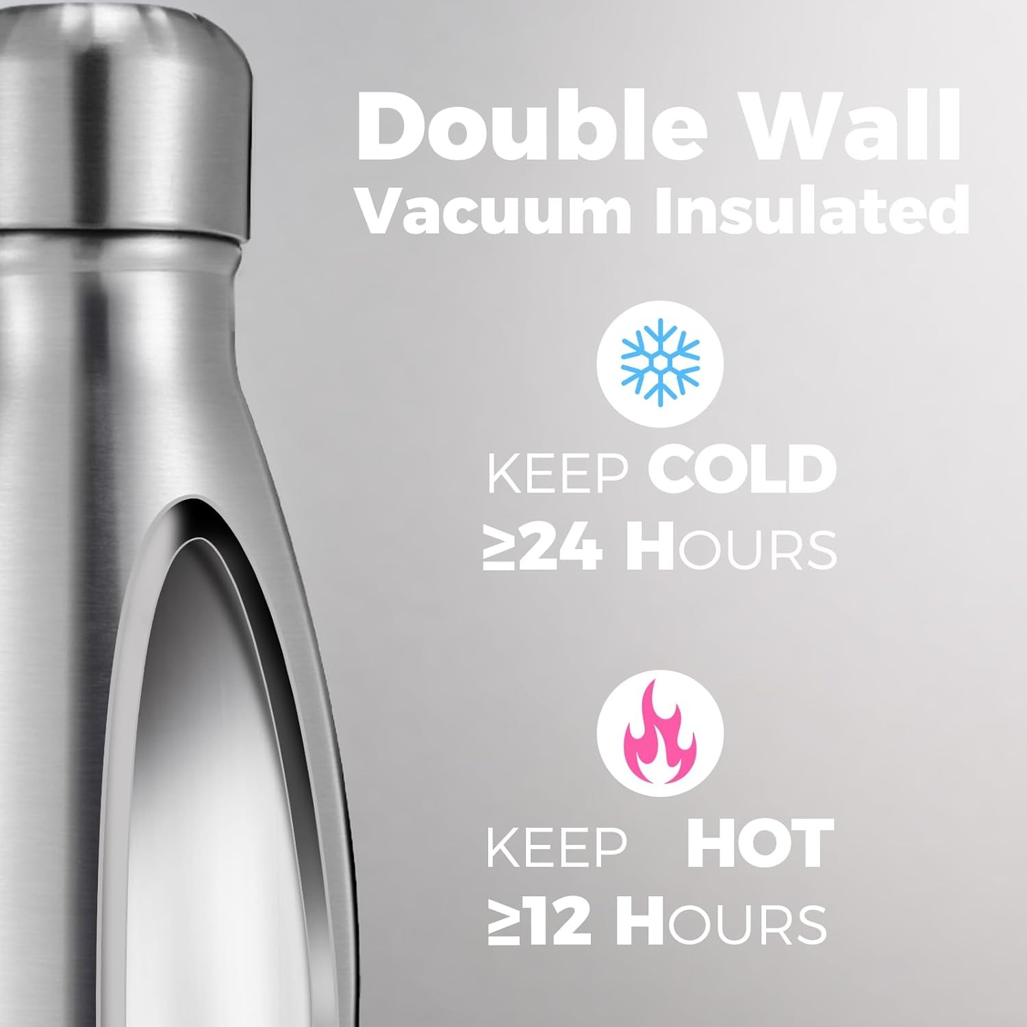 Bouteille Thermo d'eau en acie - Water Bottle Blank avis et prix